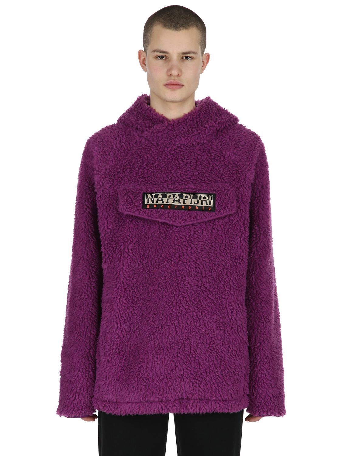Napapijri Telve Sweatshirt Hoodie In Purple