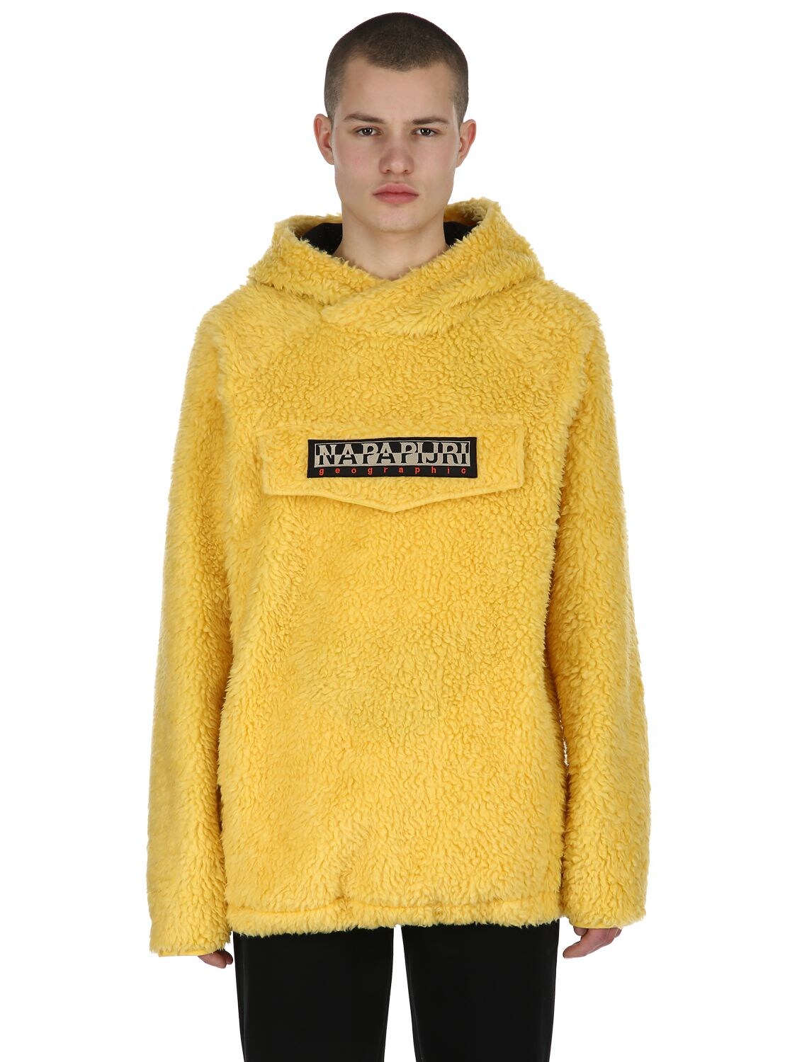 Napapijri Telve Sweatshirt Hoodie In Yellow