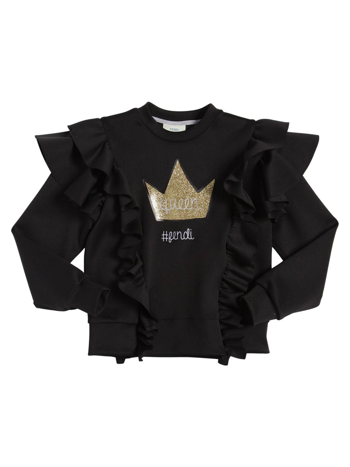 Sweatshirt Aus Technostoff "queen"