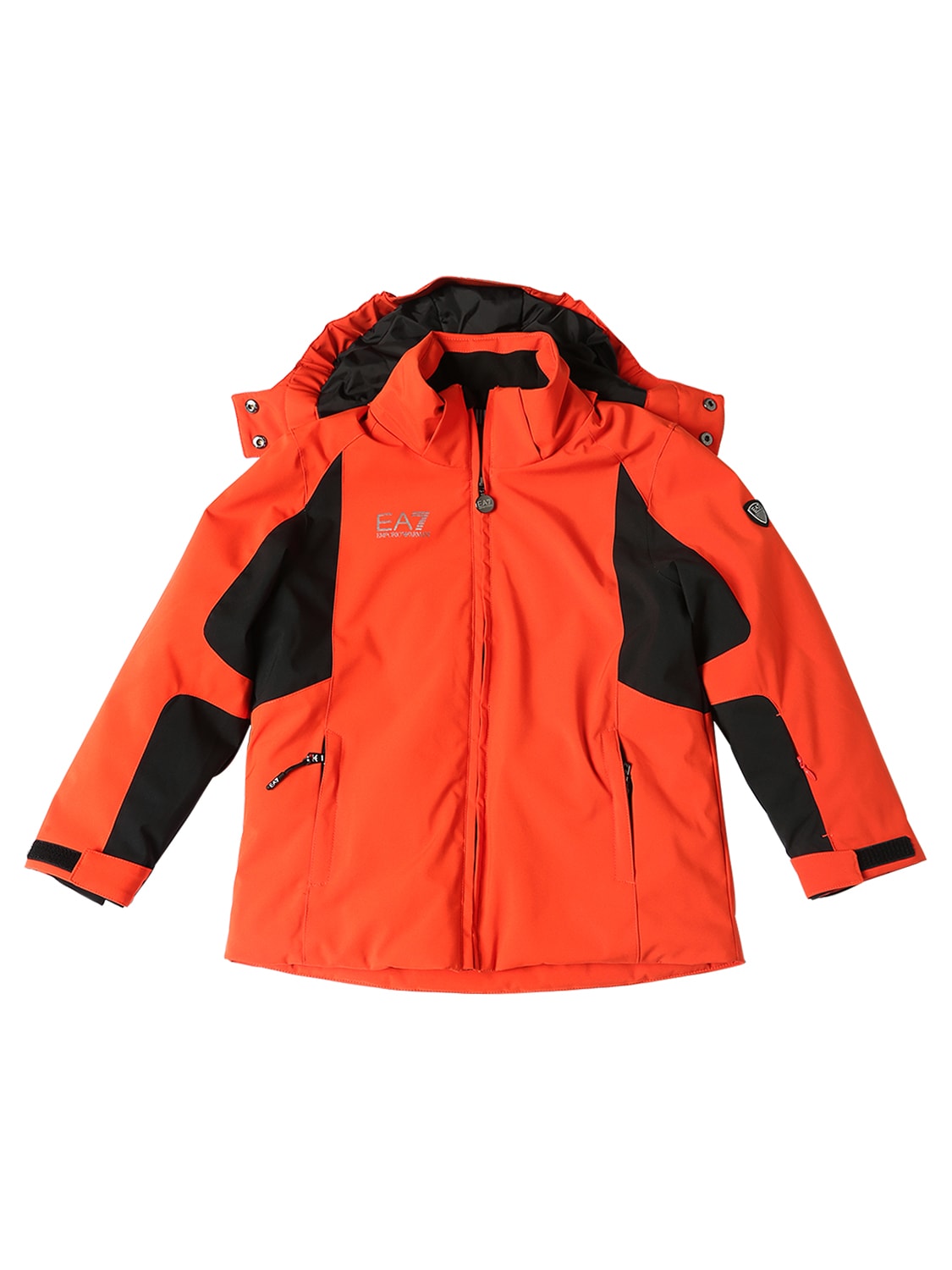 orange ea7 jacket