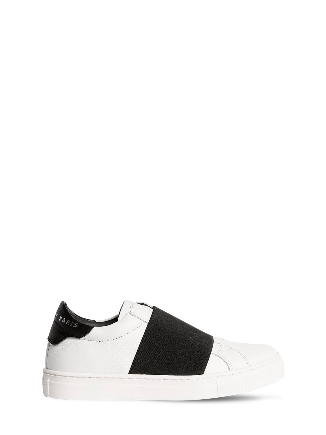 GIVENCHY LEATHER SLIP-ON SNEAKERS,68IOFL051-TJUW0