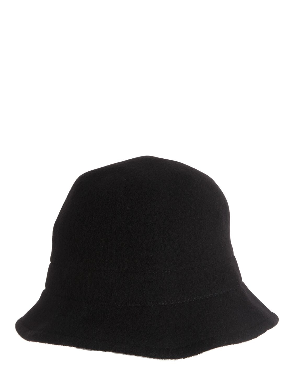 Scha "traveler"柔软羊毛帽子 In Black