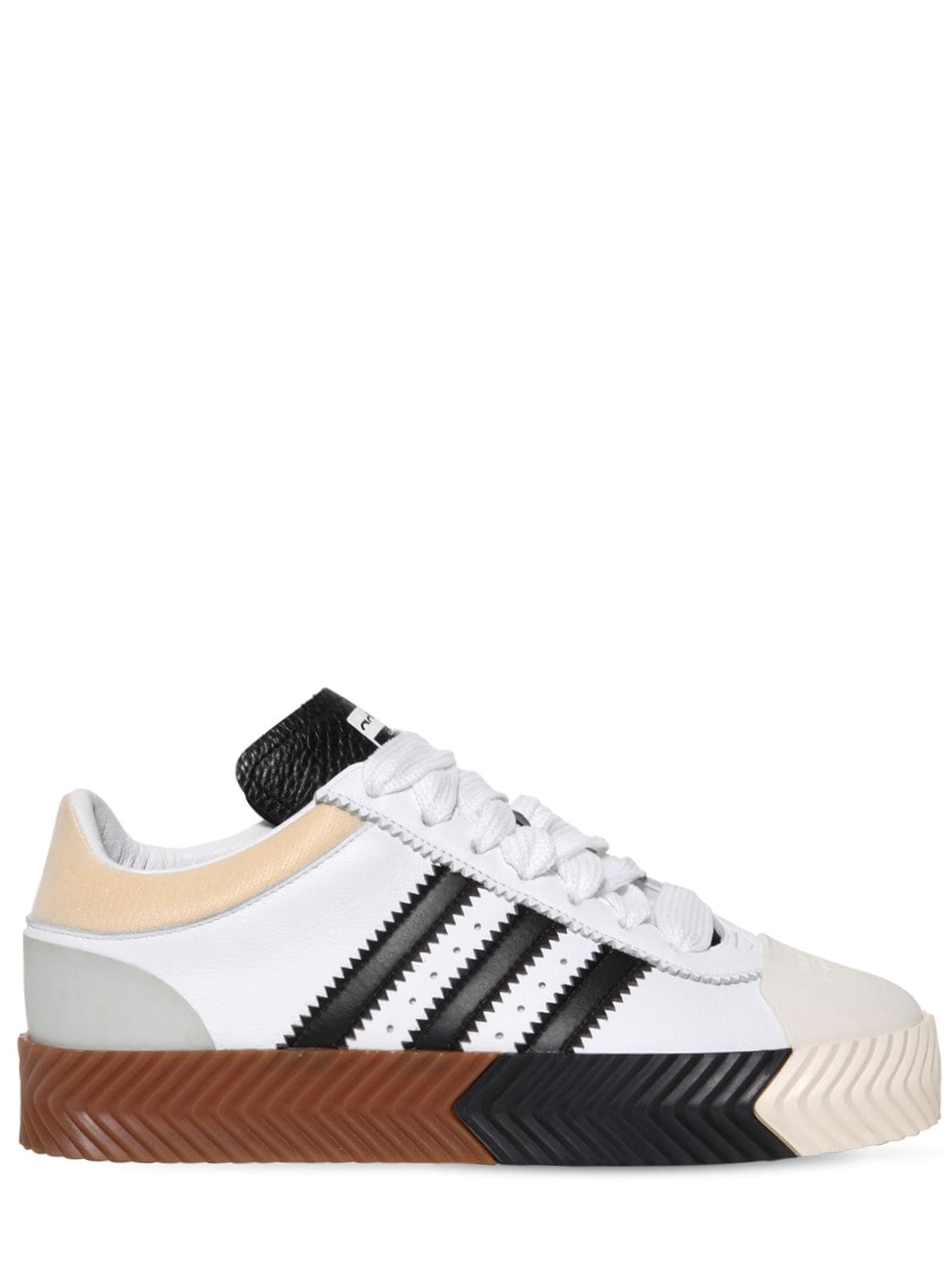 con man Explanation mourning Adidas Originals By Alexander Wang Aw Skate Super Leather Sneakers In White  | ModeSens
