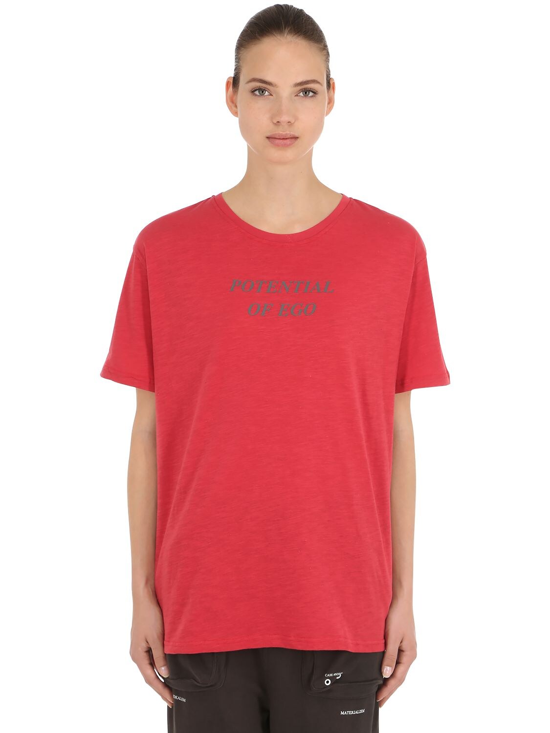 C2h4 Number (n)ine Musician Cotton T-shirt In Red