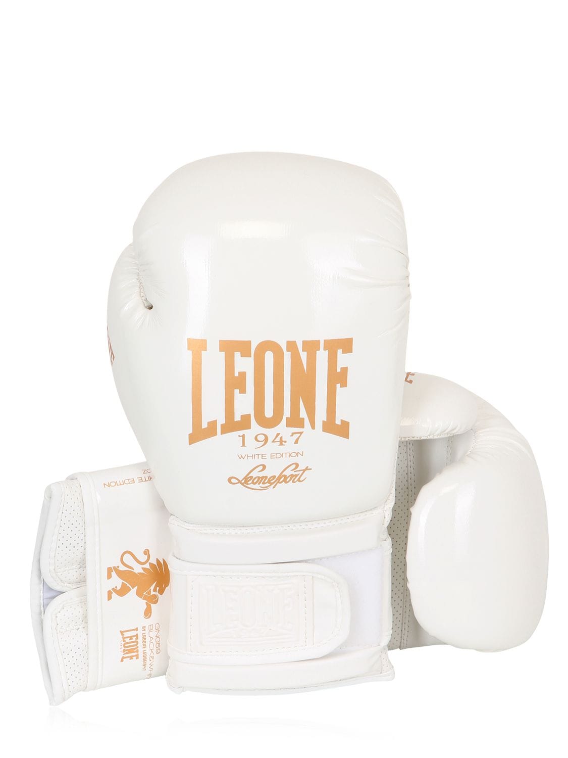 Leone 1947 10oz Faux Leather Boxing Gloves In White