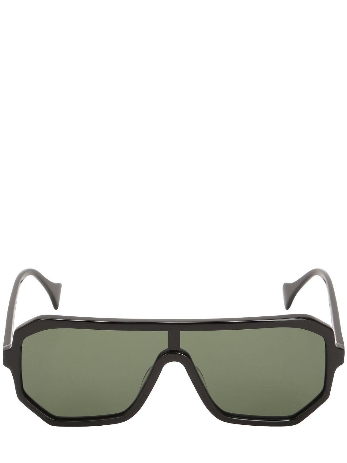 Saturnino Eyewear Miles 1 Acetate Sunglasses In Black