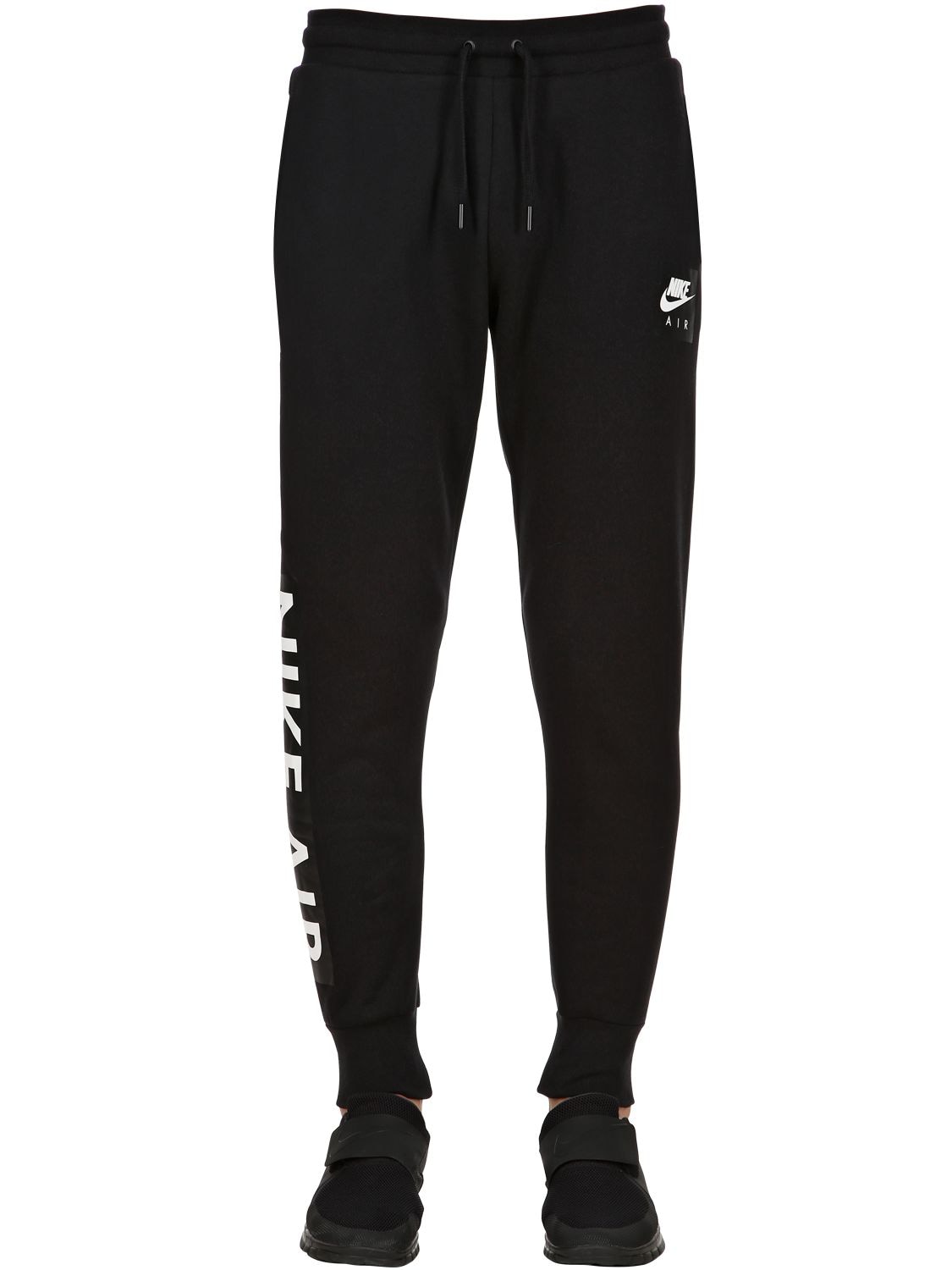 Nike Air Logo Sweatpants In Black 