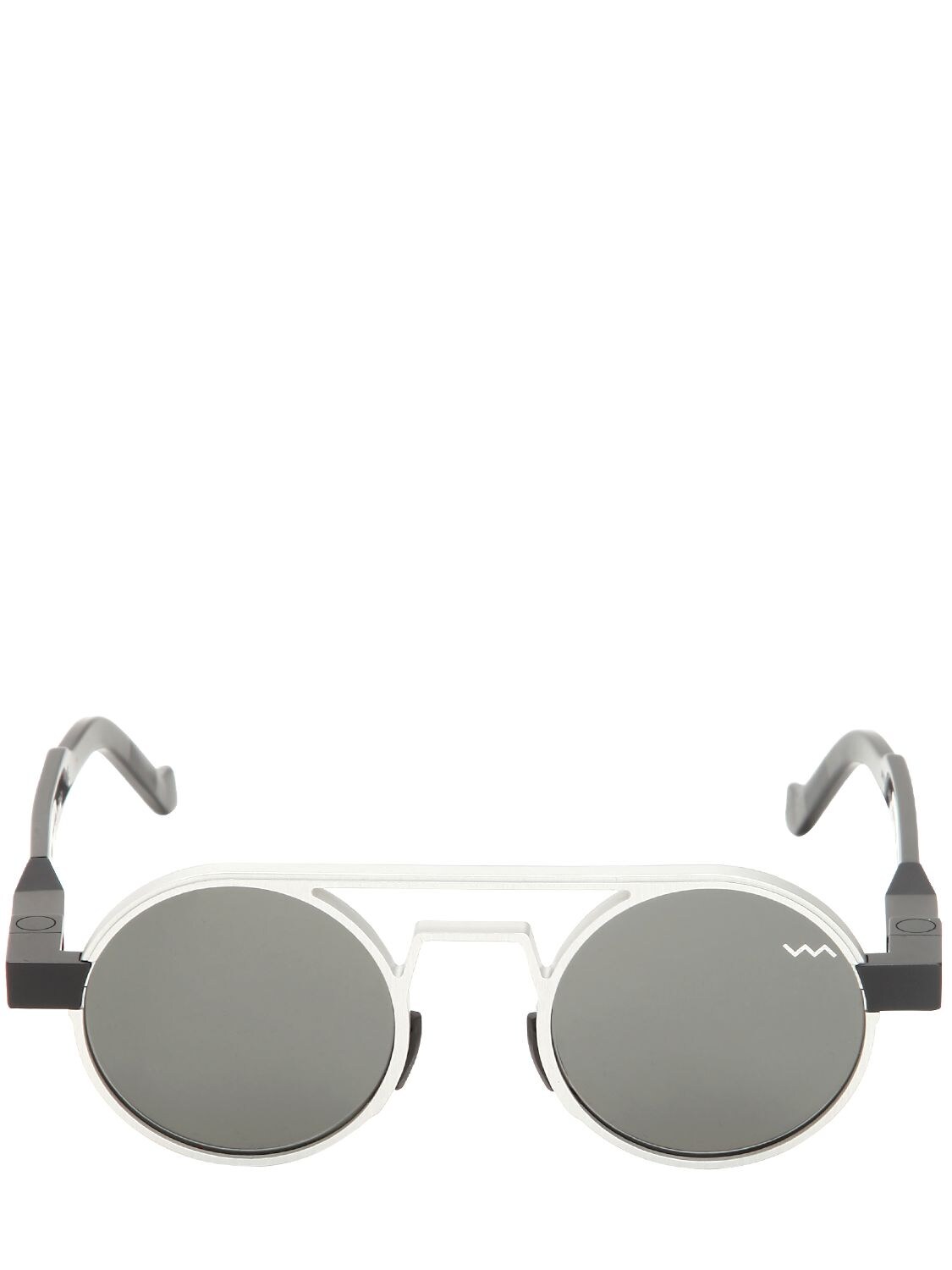 Vava Two Tone Double Bridge Sunglasses In Black