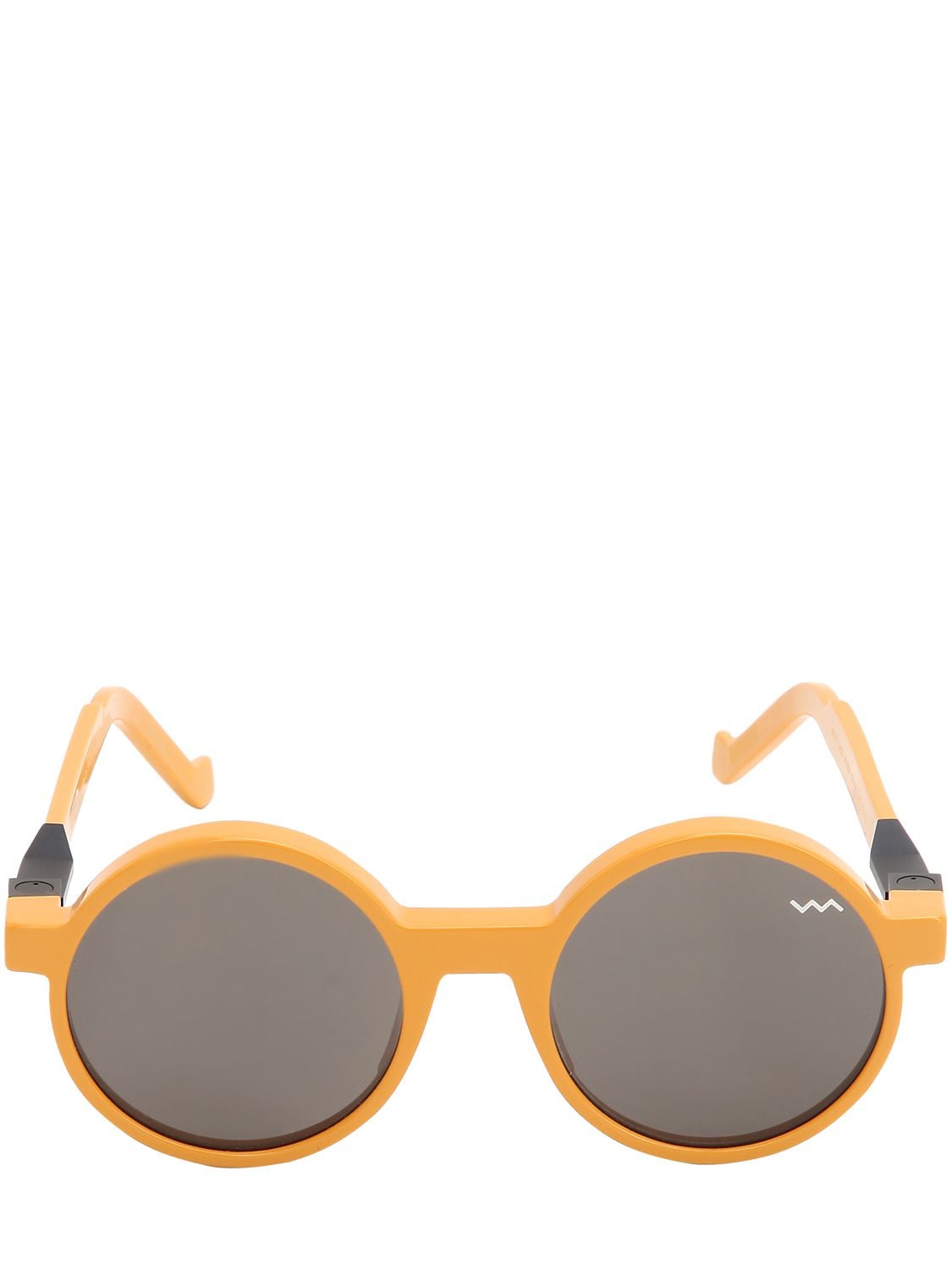 Vava Iconic Round Acetate Sunglasses In Yellow