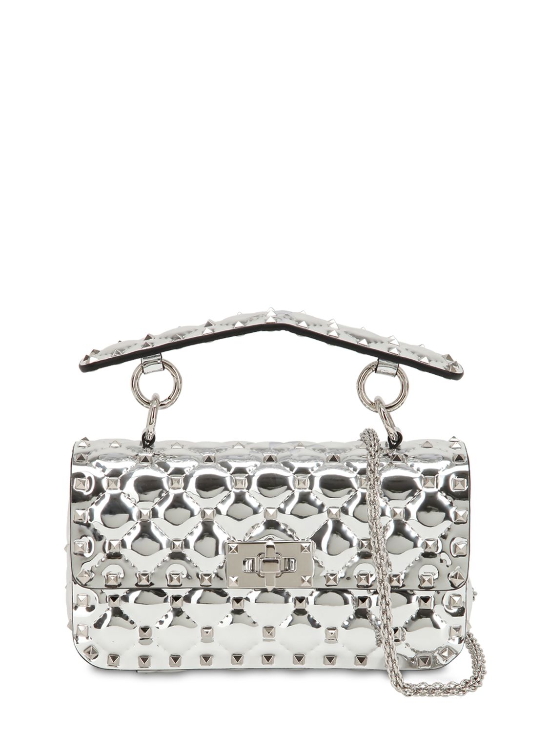 スモール メタリックレザーバッグ