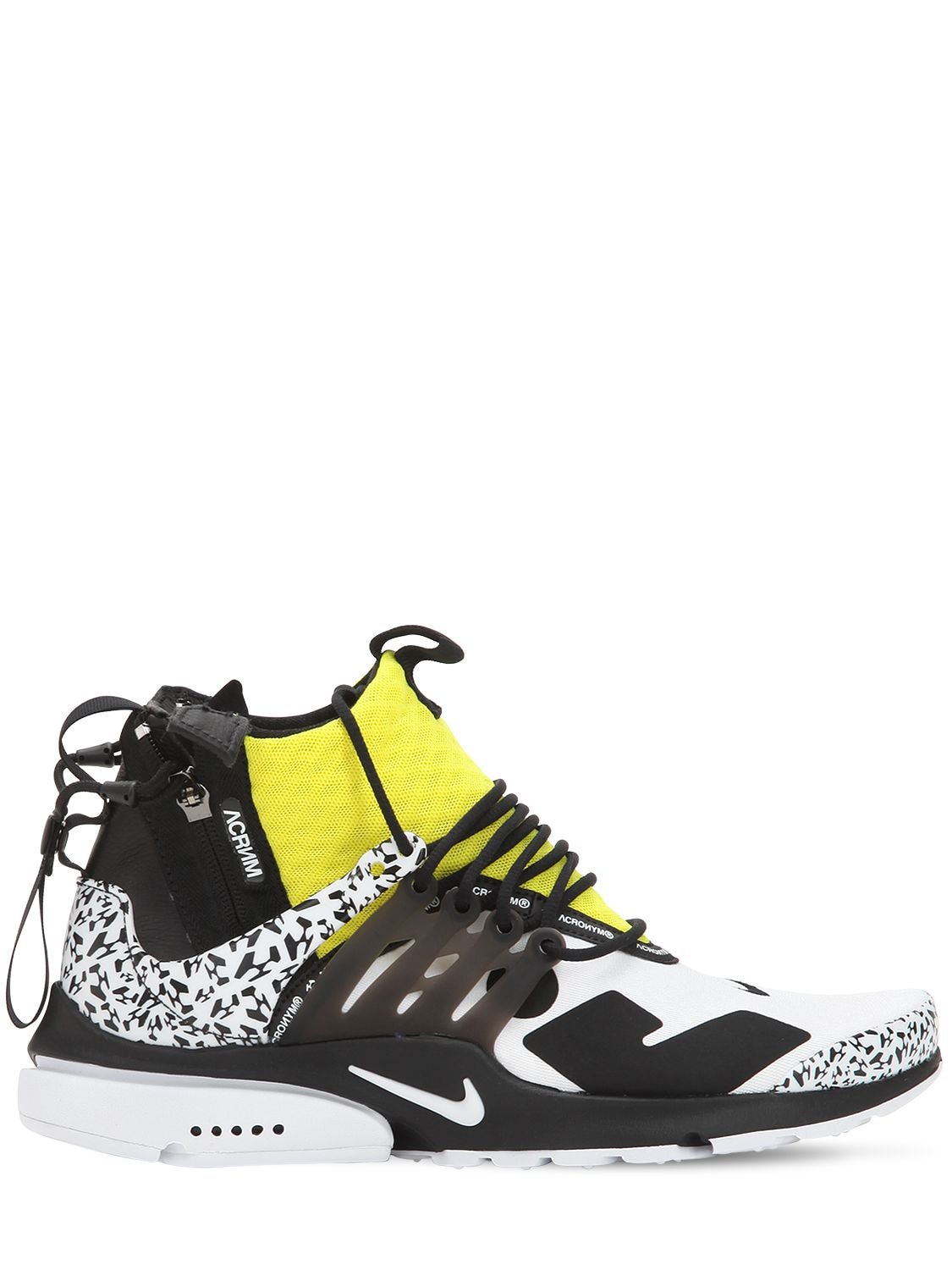 Nike Acronym X  Presto Mid Sneakers In Dynamic Yellow