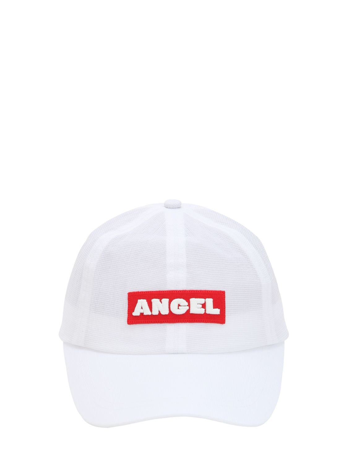 Angel Chen Logo Patch Hat In White