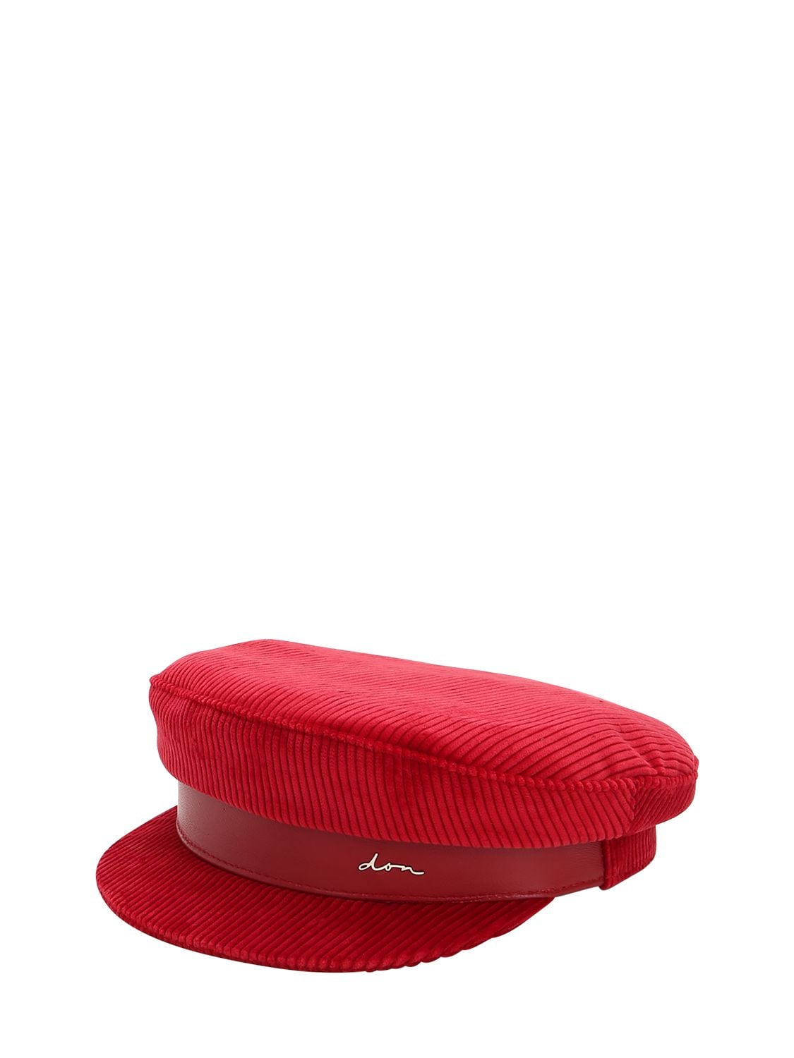 Don Corduroy Captain's Hat In Red