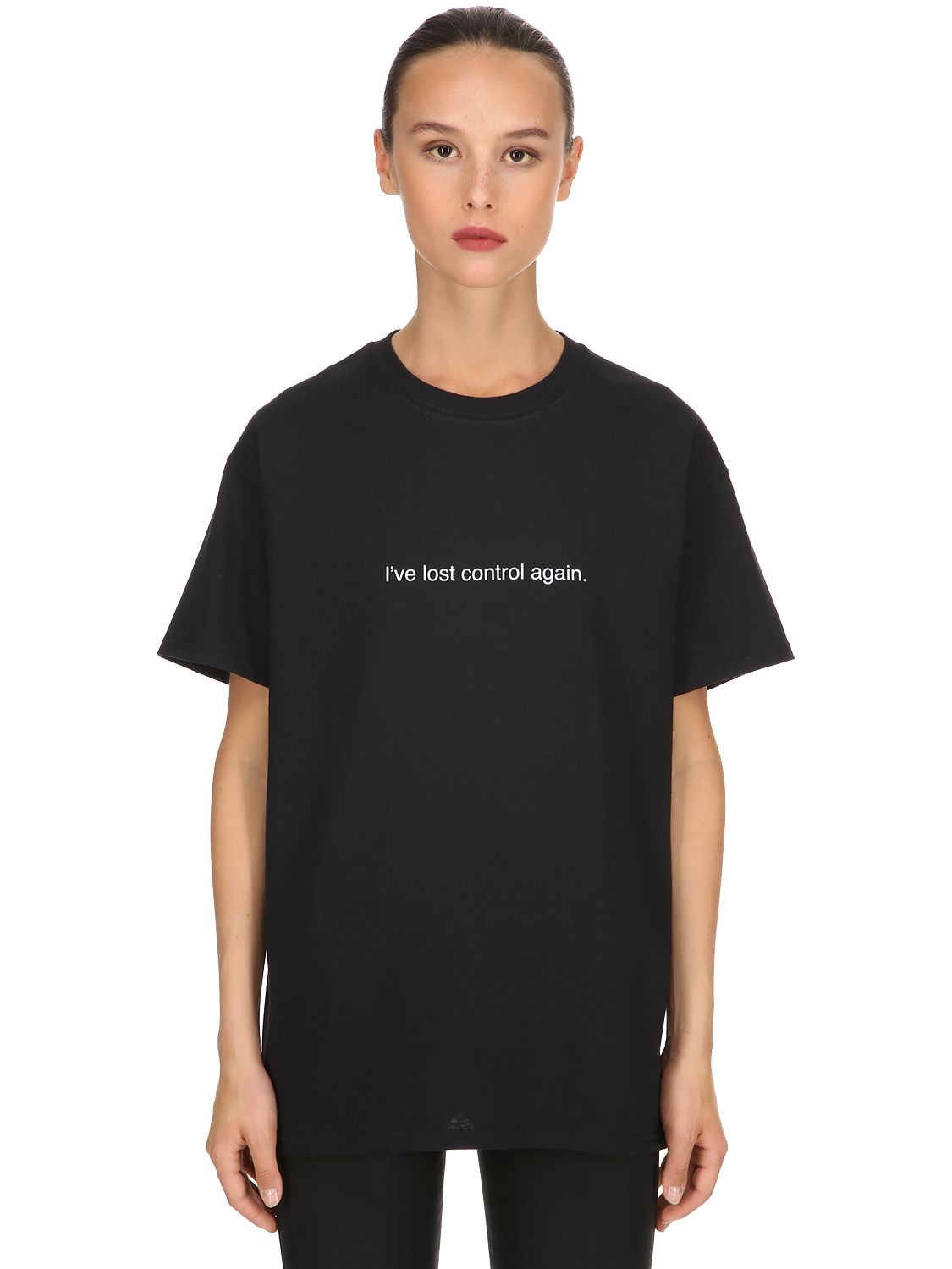 FAMT - FUCK ART MAKE TEES "I'VE LOST CONTROL AGAIN"T恤,68IWIN007-QKXBQ0S1