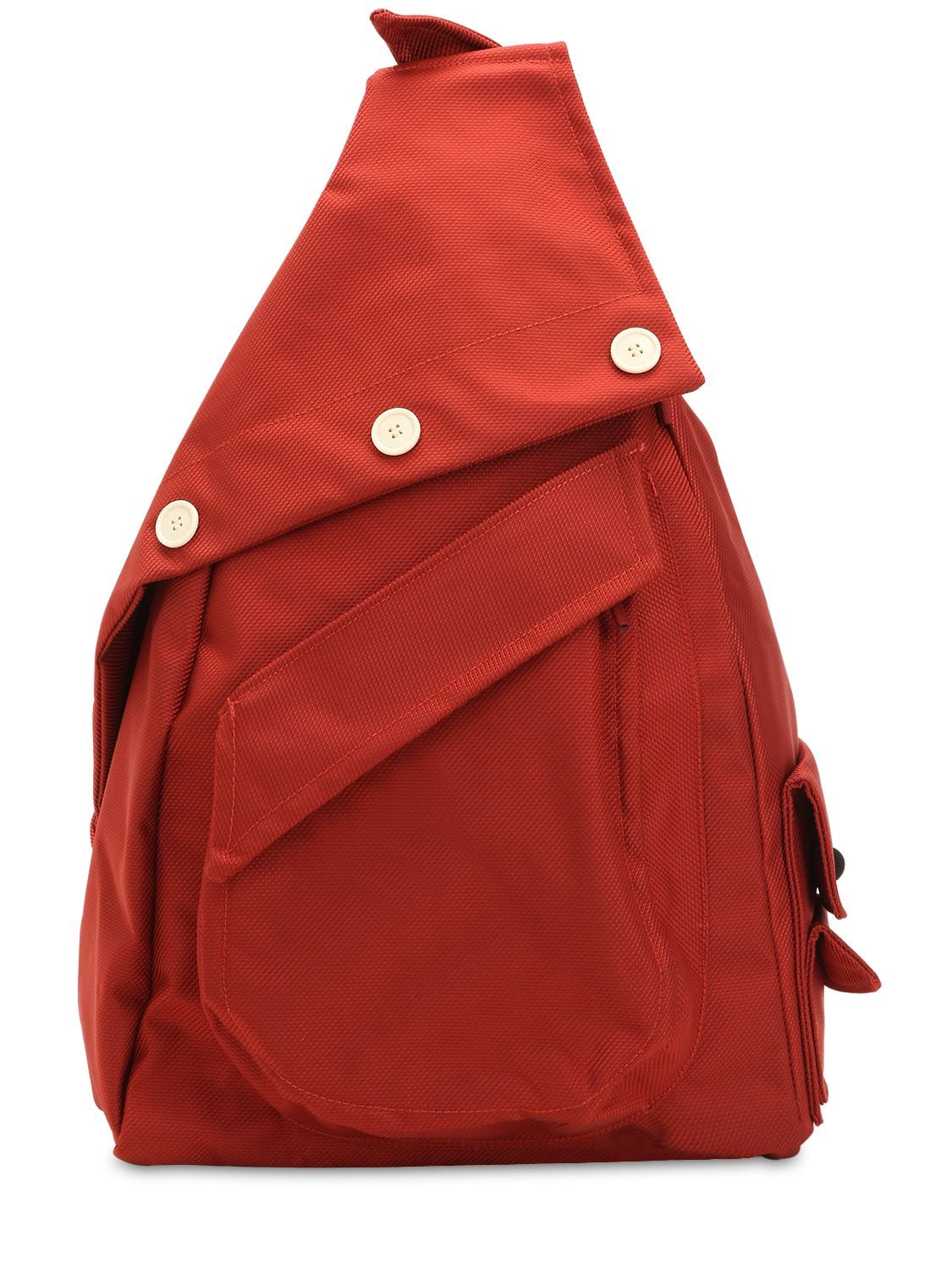 Raf Simons Eastpak Nylon Organizer Sling Backpack In Red