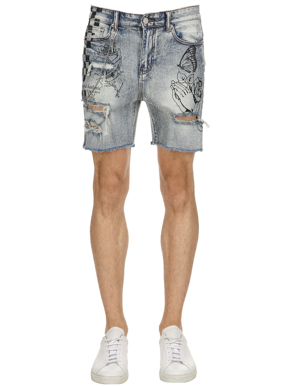 aesthetic denim shorts