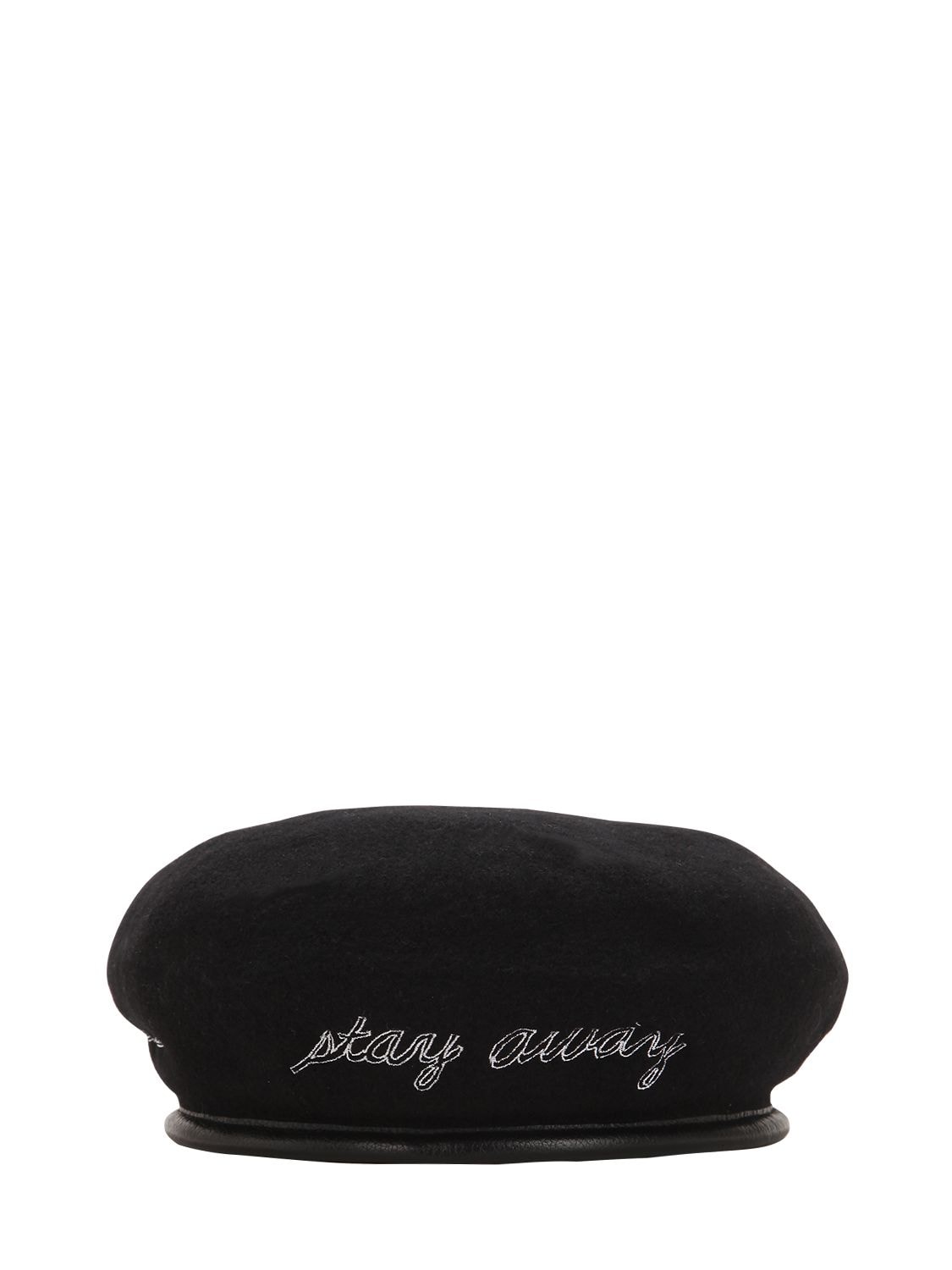 Azs Tokyo I Cried For You Distressed Beret In Black