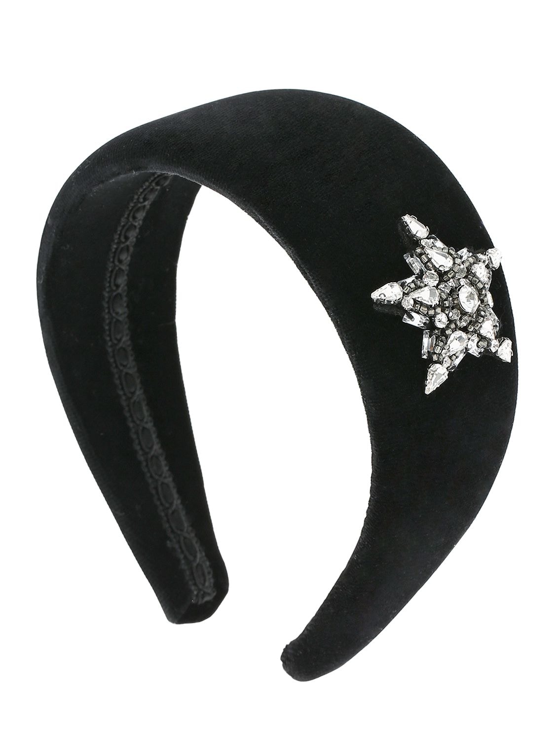 Ca&lou Anastasia Star Embellished Headband In Black