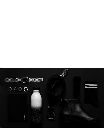 Shop 24bottles Eclipse 500ml Urban Bottle In Black,white