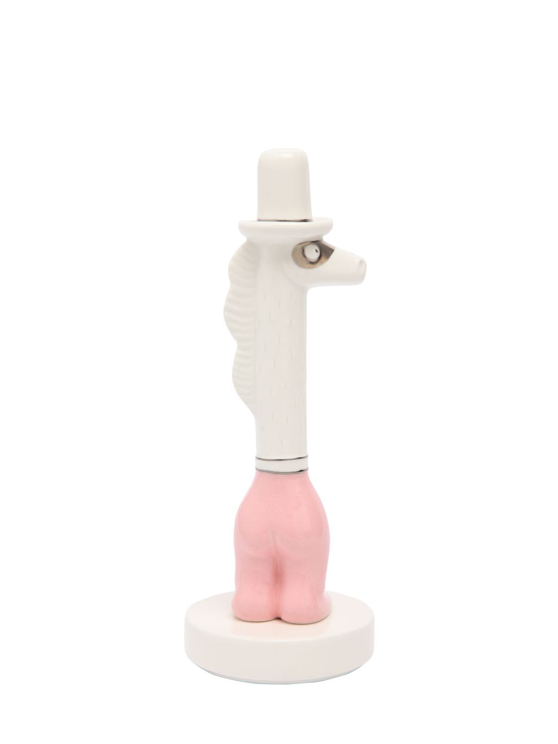 Shop Bosa Calo Ceramic Figurine In White,pink