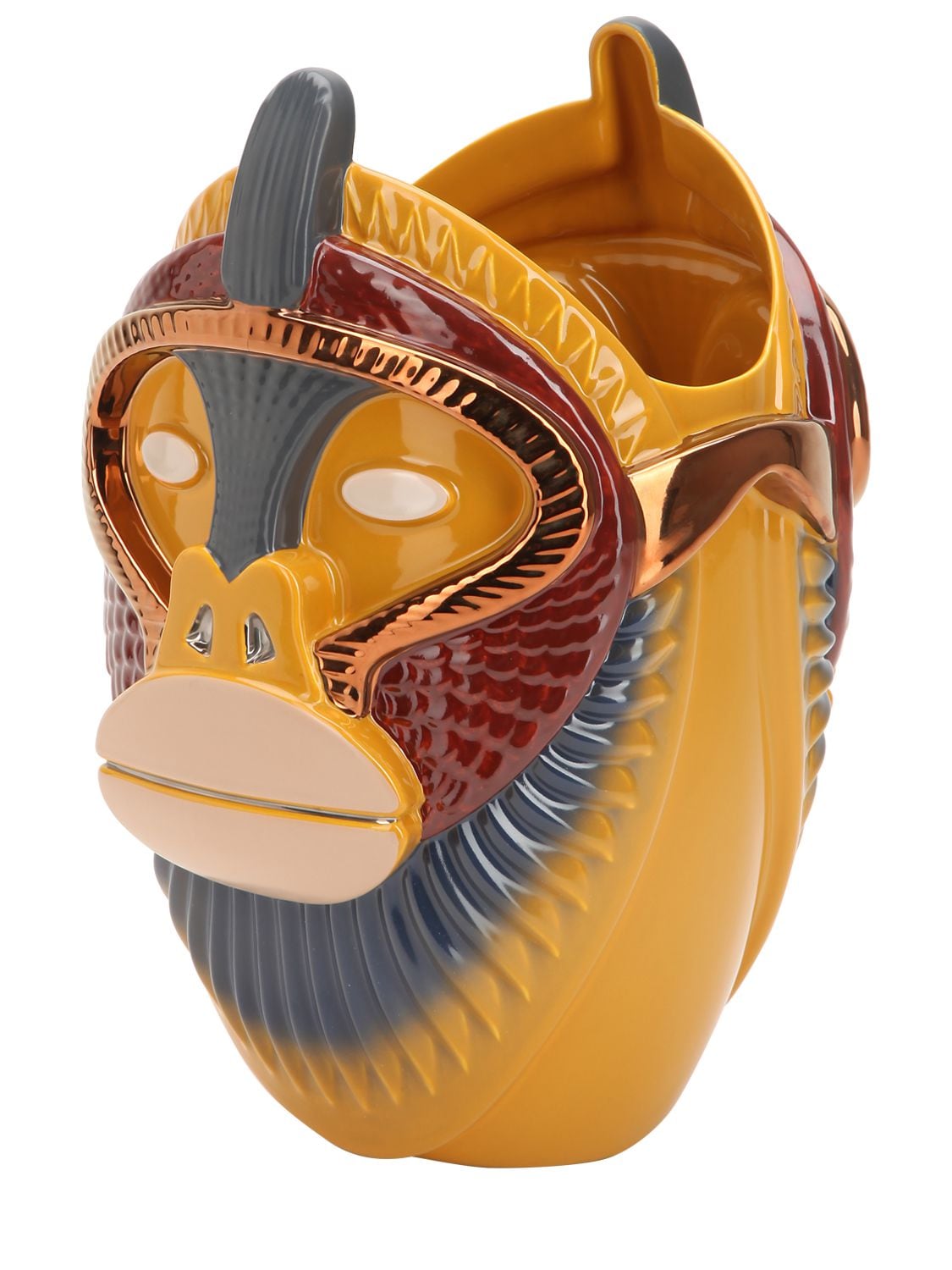 Shop Bosa Kandti Primates Vase In Multicolor