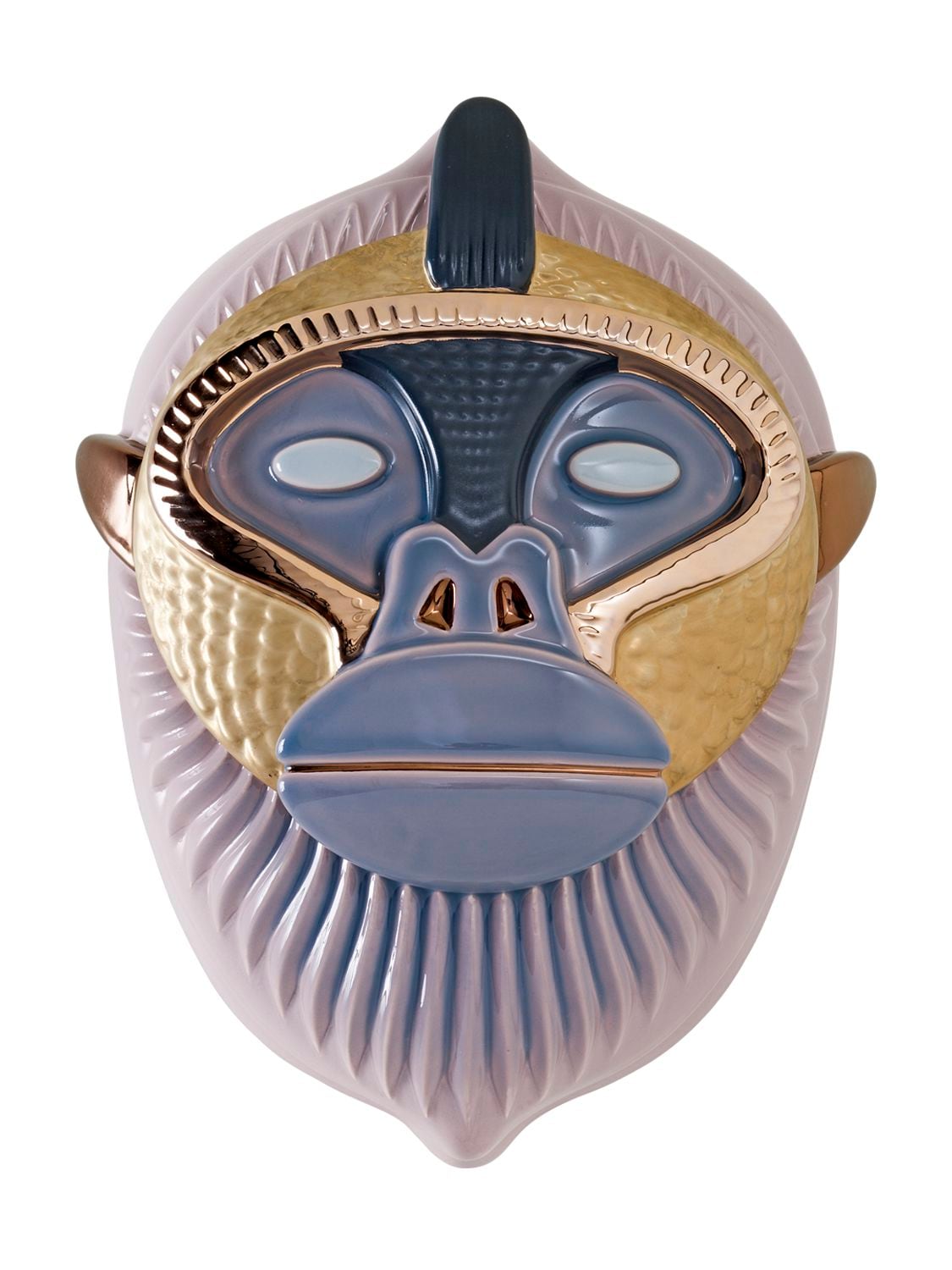 Bosa Kandti Primates Wall Mask In Multicolor