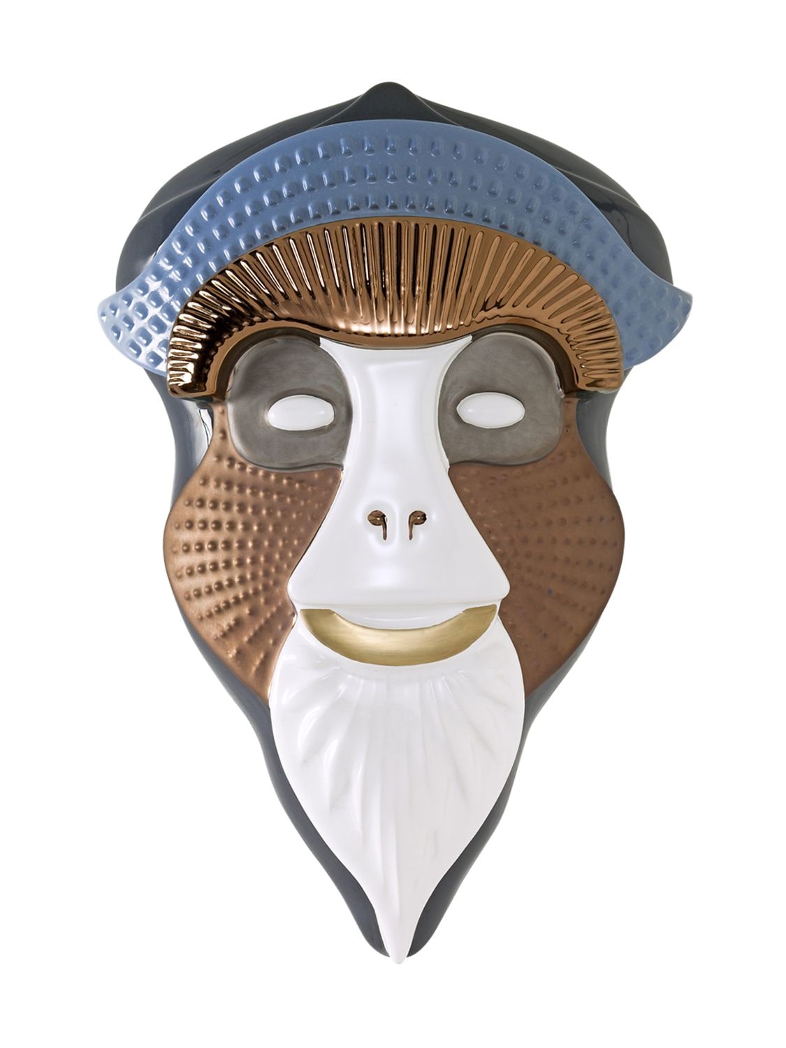 Bosa Brazza Primates Wall Mask In Multicolor