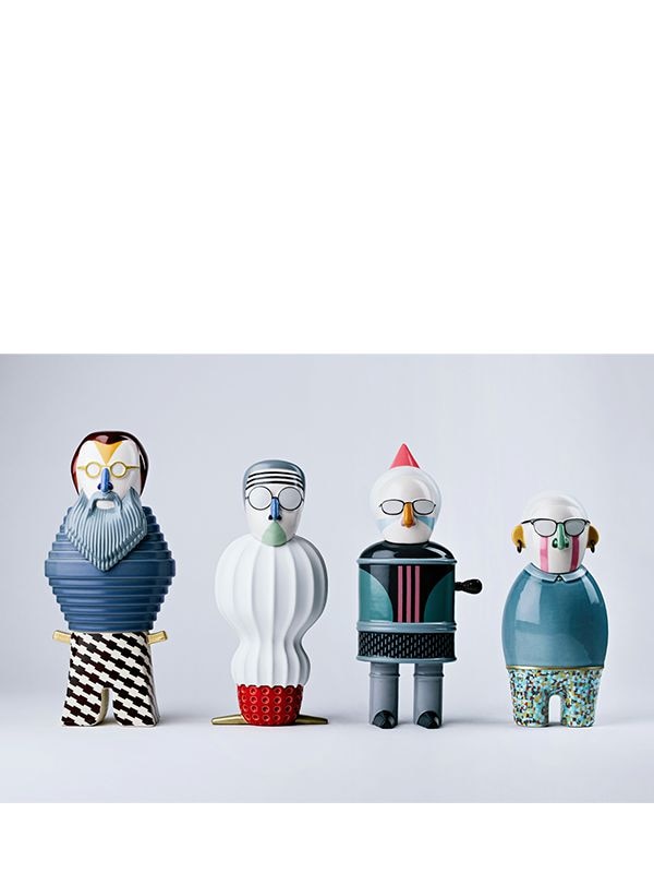 Shop Bosa Michele Figurine In Multicolor
