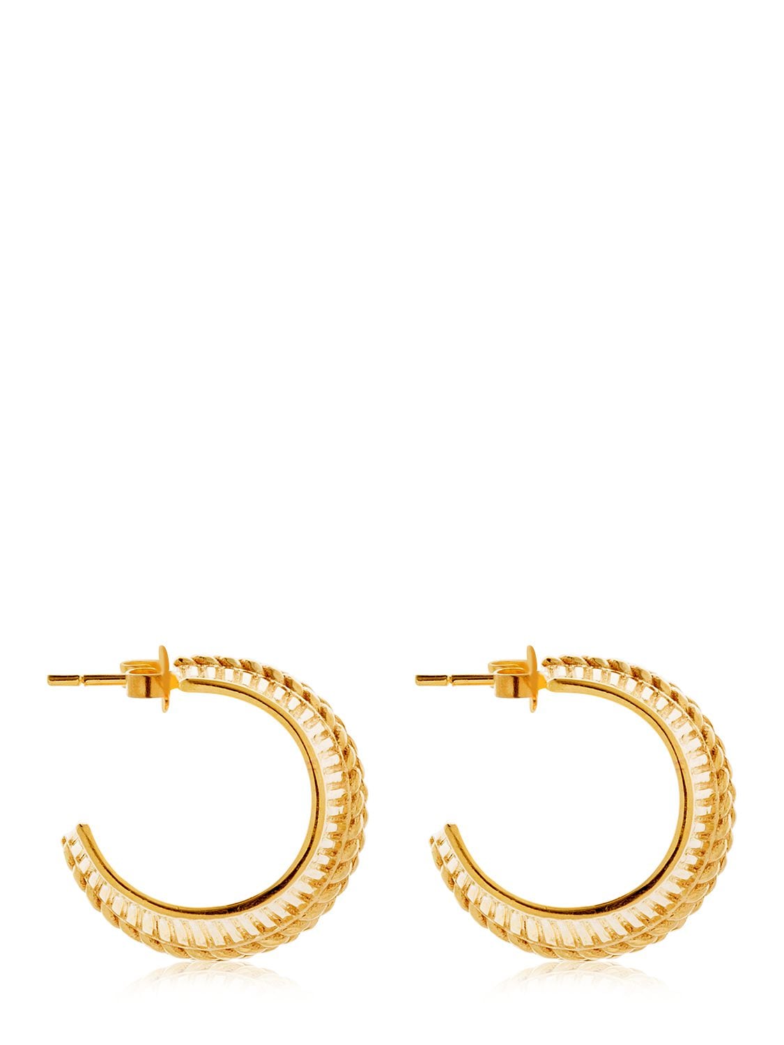 Joanna Laura Constantine Collar Hoop Earrings In Gold