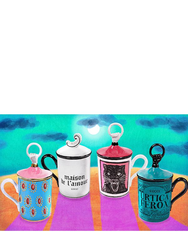 GUCCI SOAVE AMORE PANTERA MUG