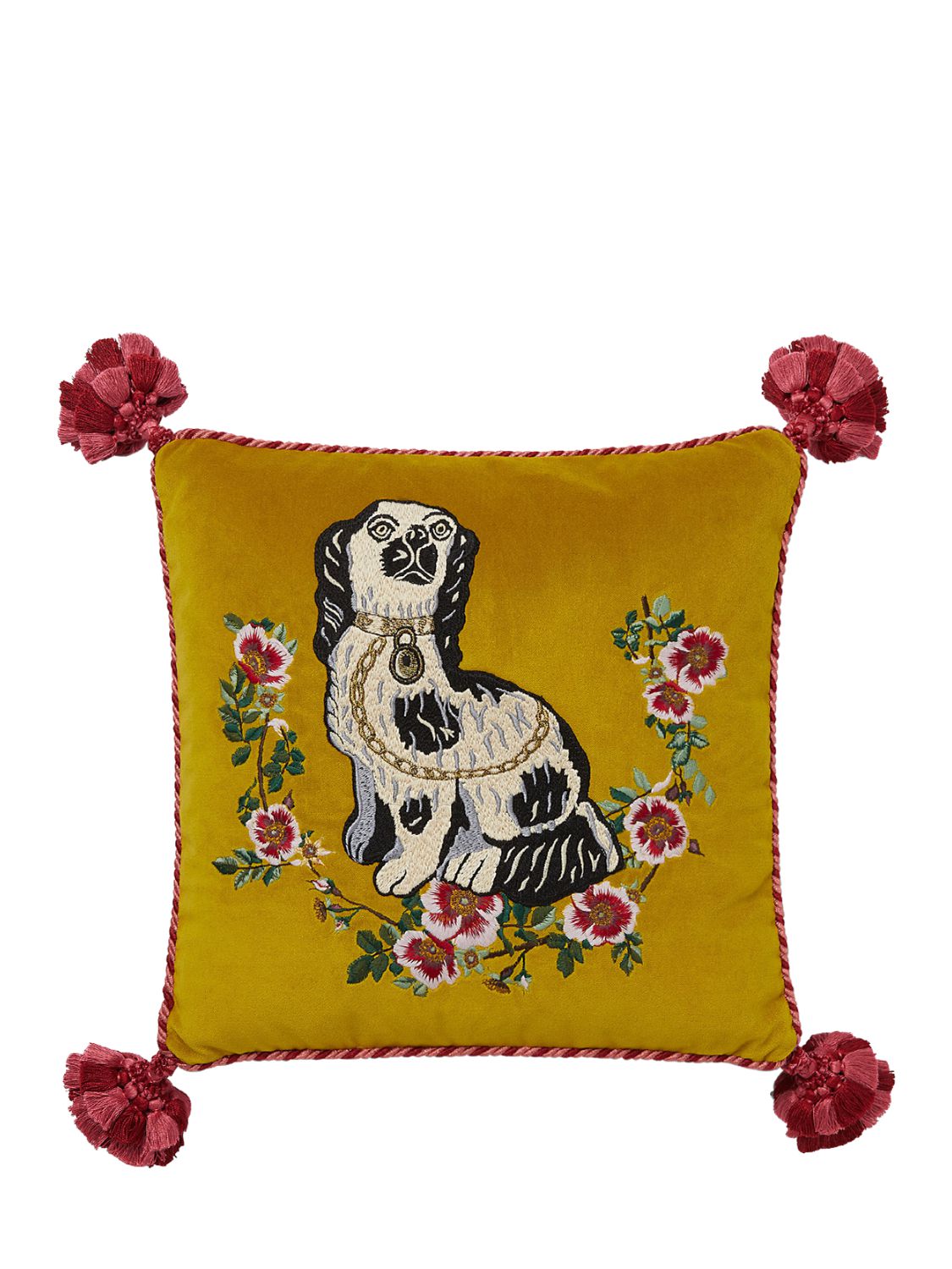Decorative Pillows Gucci Pillows For Sale Gucci Dog Embroidered - Main Image