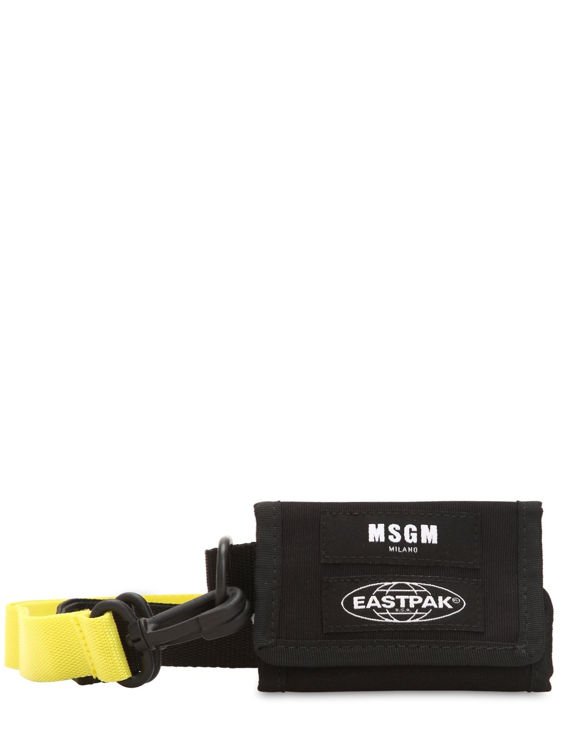Eastpak By Msgm Eastpak Nylon Key Holder In Black