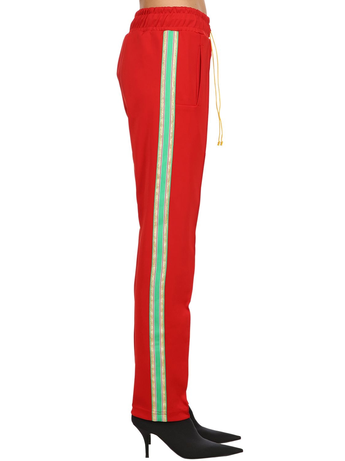Almost Always Bravo Techno Track Pants In Red