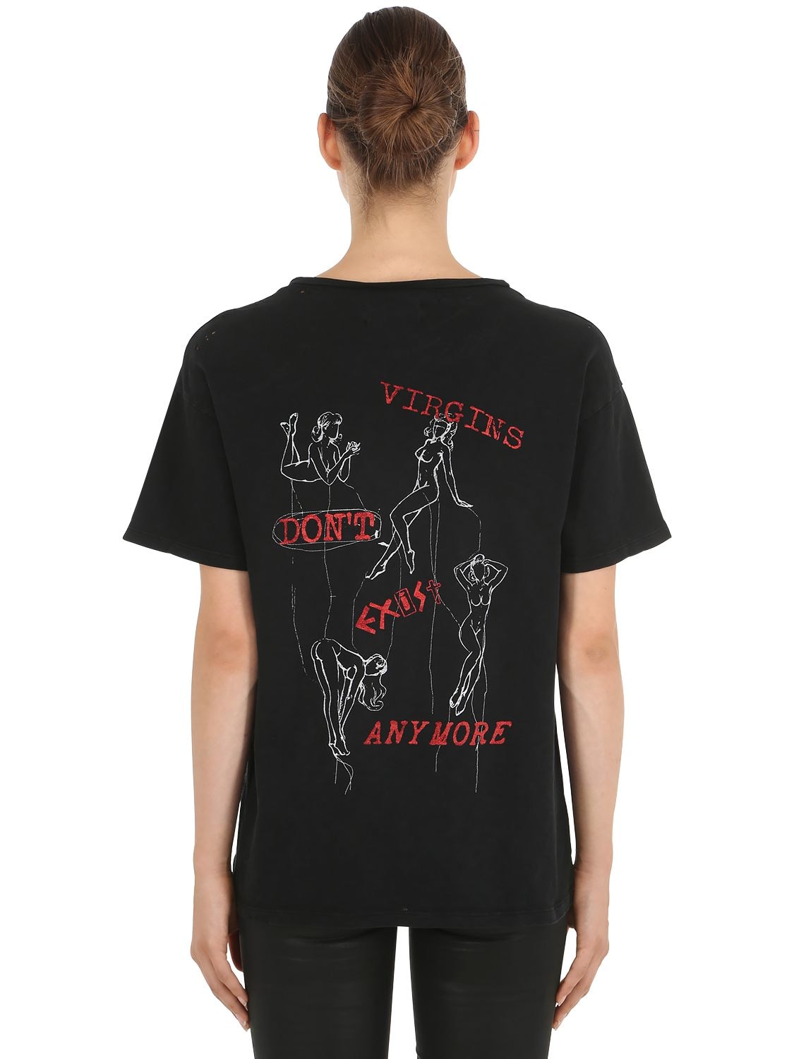 Dejardin Virgins Don't Exist Jersey T-shirt In Black
