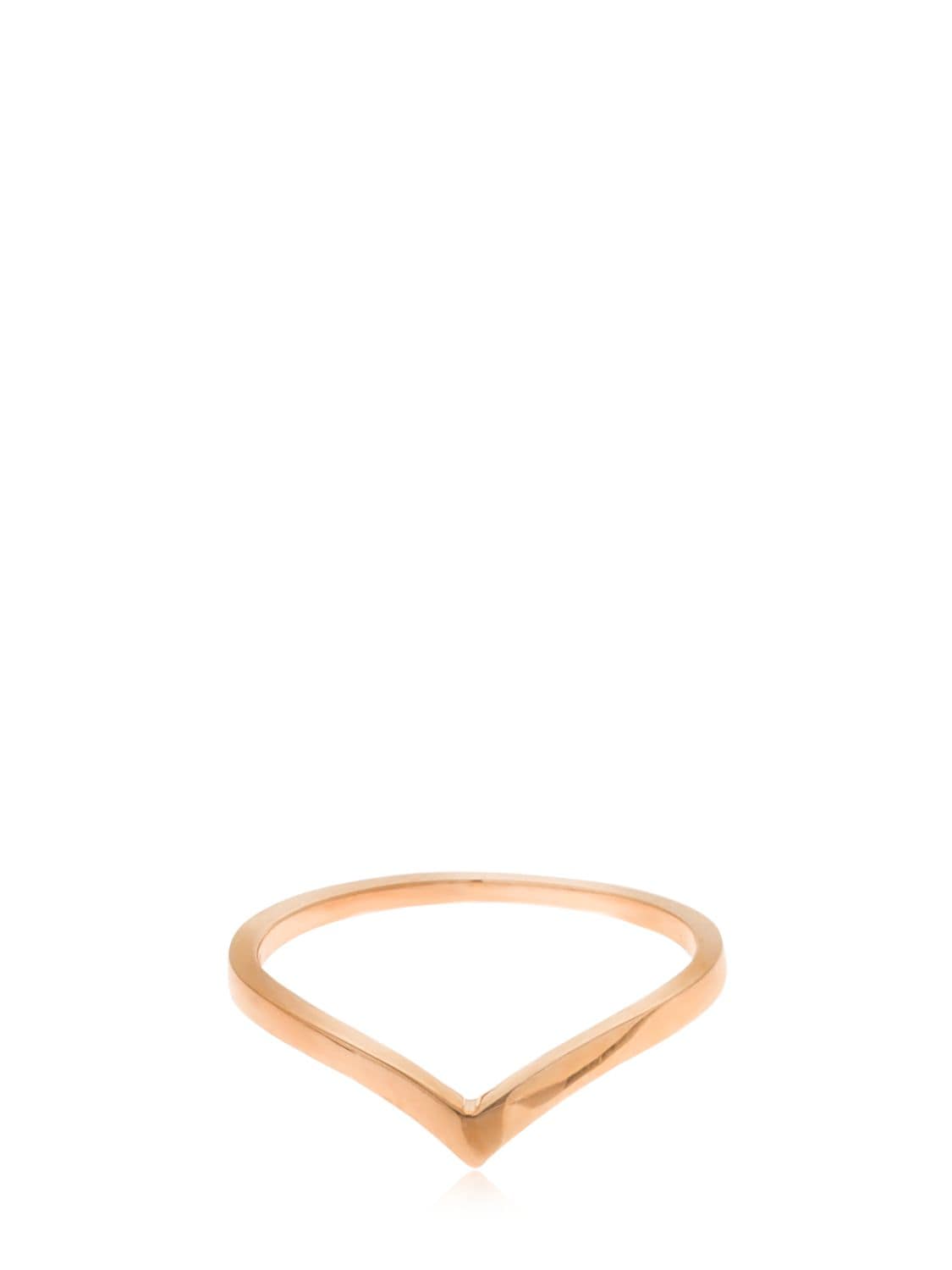 Anna Sheffield Orbit Band Ring In Rose Gold