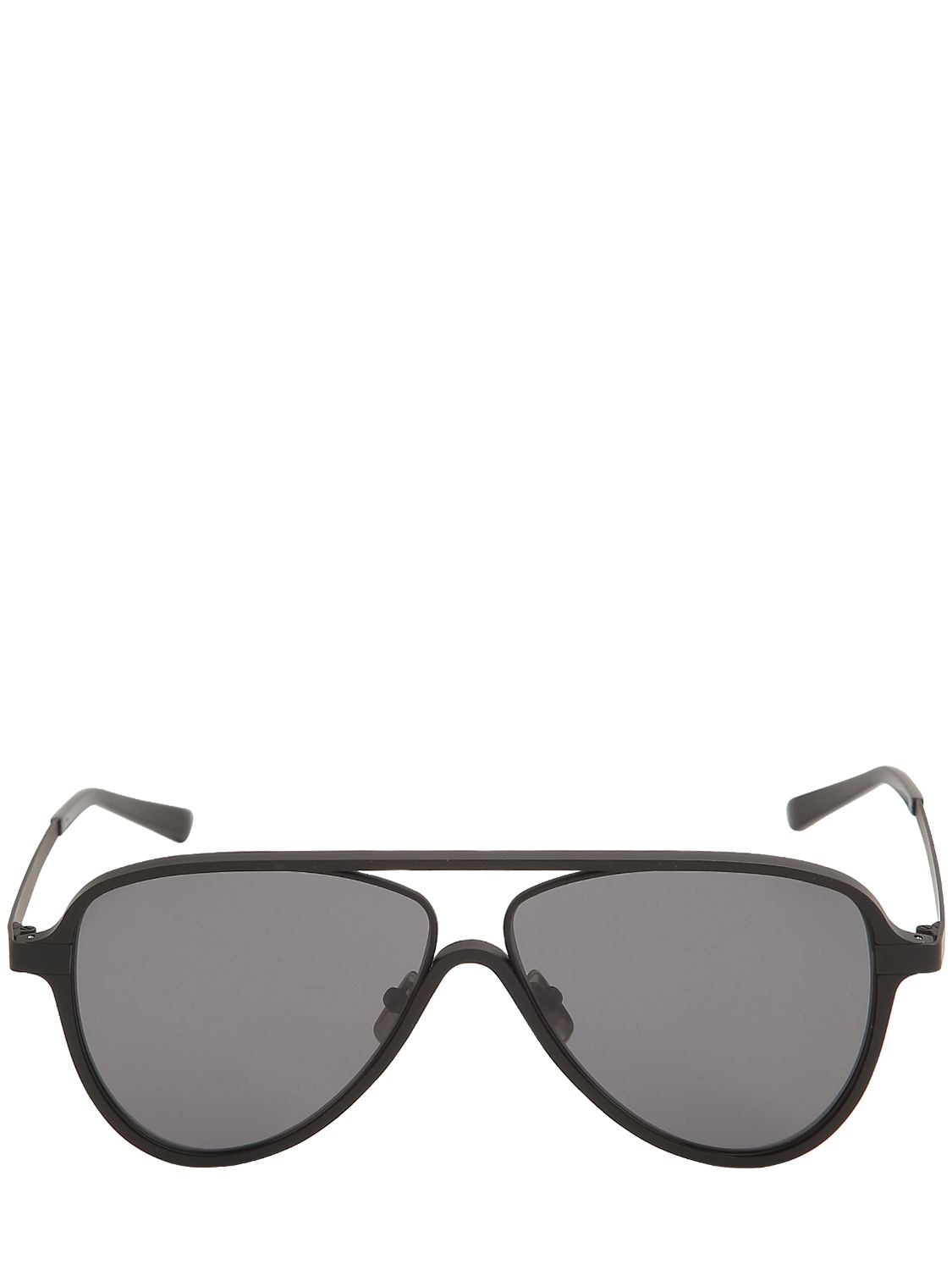 Italia Independent Ayrton Aluminum Sunglasses In Black