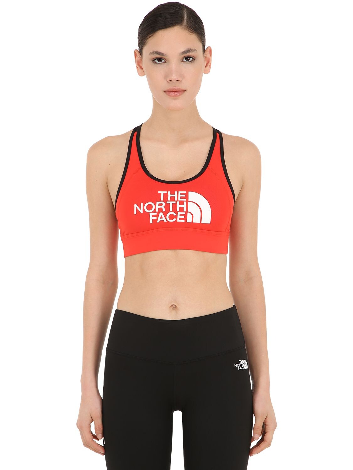 The North Face Bounce Be Gone Novelty Bra In Red