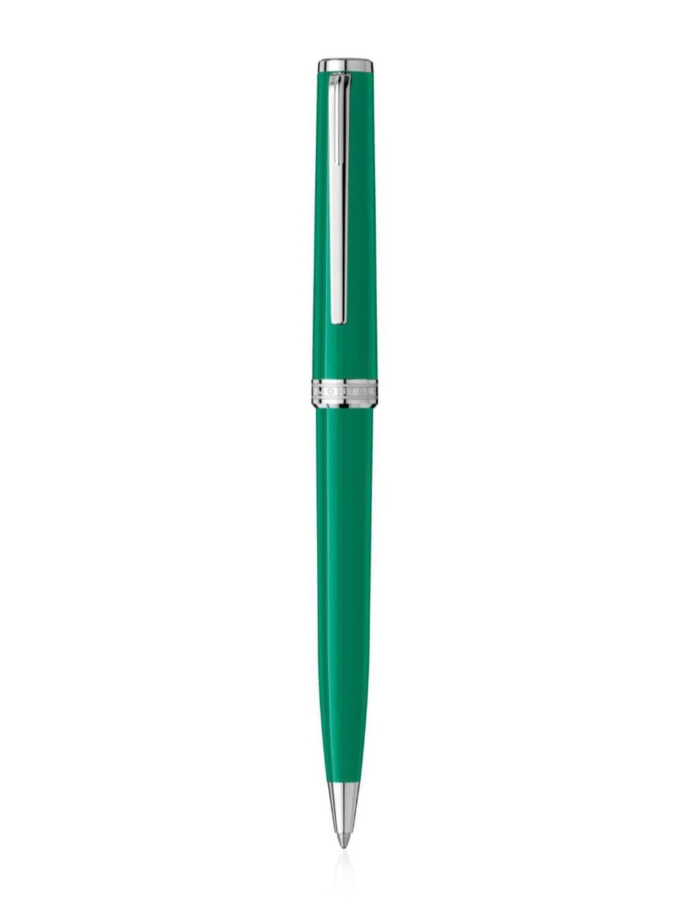 green ballpoint pen