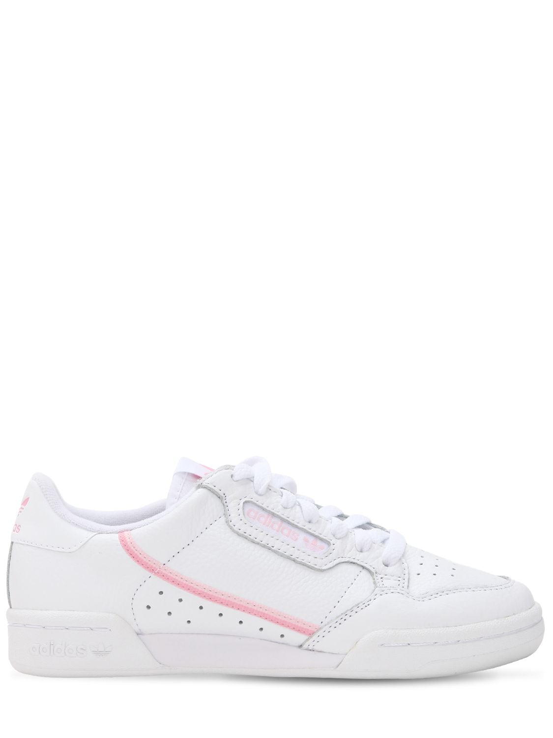 adidas originals continental 80 white and pink