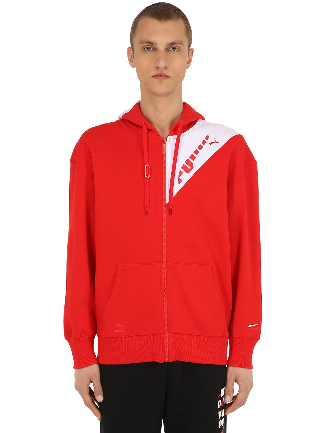 PUMA ADER ERROR ZIP-UP SWEATSHIRT HOODIE,69I0II016-NJQ1