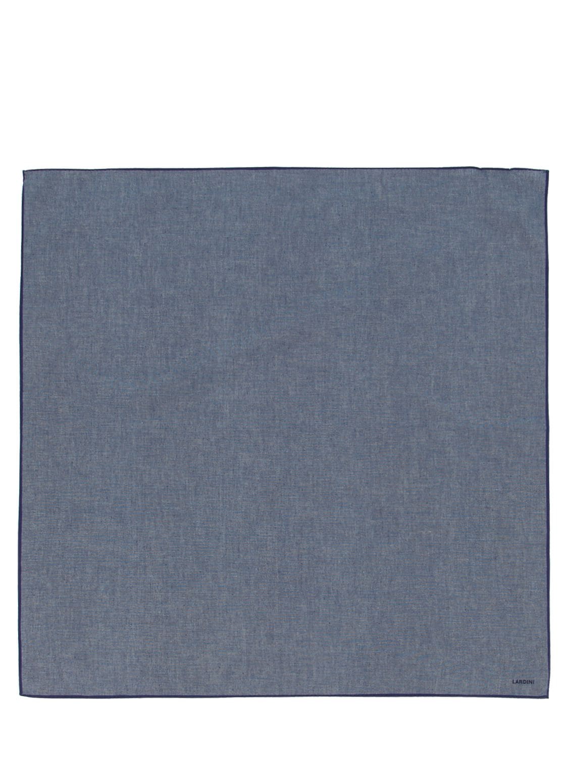 Lardini Cotton Scarf In Blue