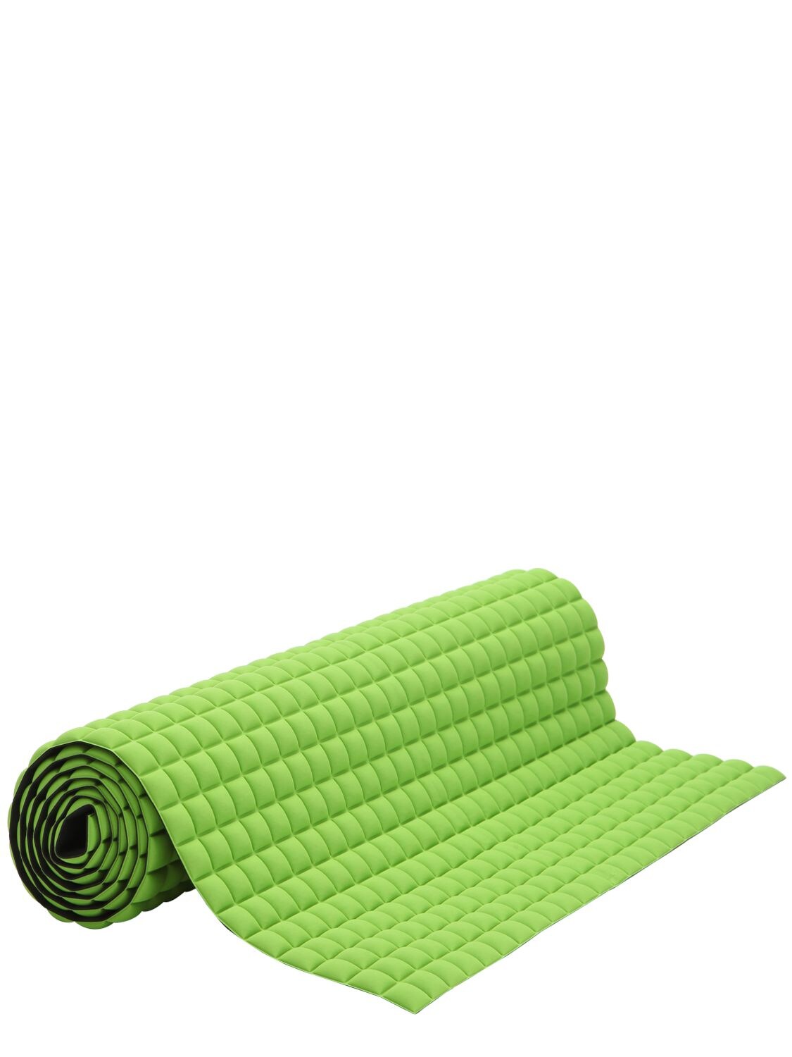 No Ka'oi No Ka 'oi  Nylon Yoga Mat In Lime Green
