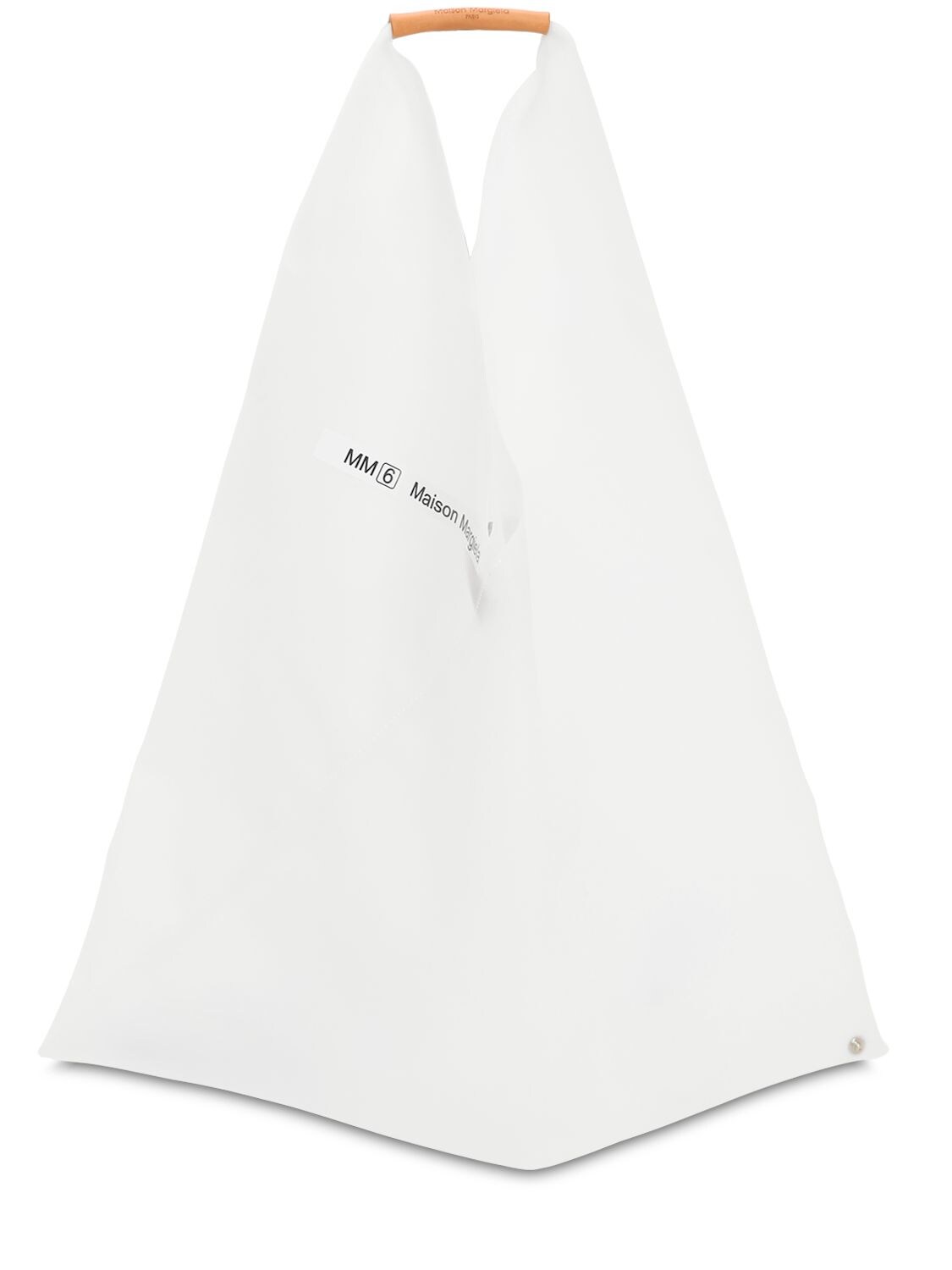 Mm6 Maison Margiela Japanese Regular Pvc Bag In Transparent