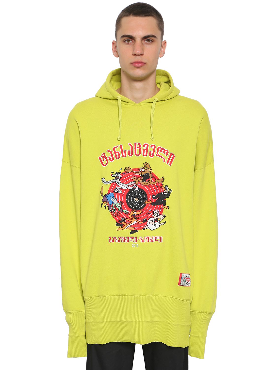 vetements cartoon hoodie