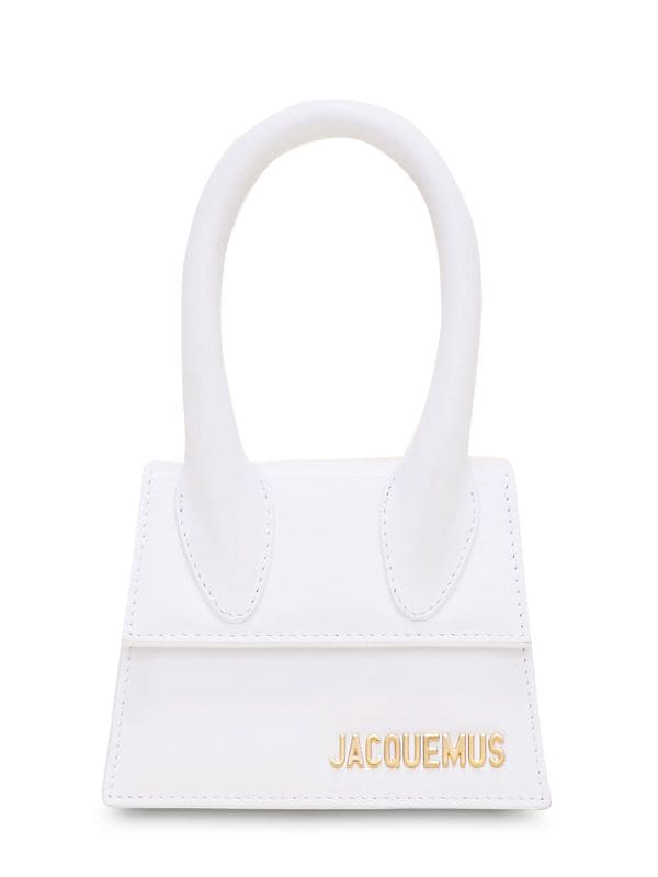 Jacquemus Le Chiquito Leather Bag In White