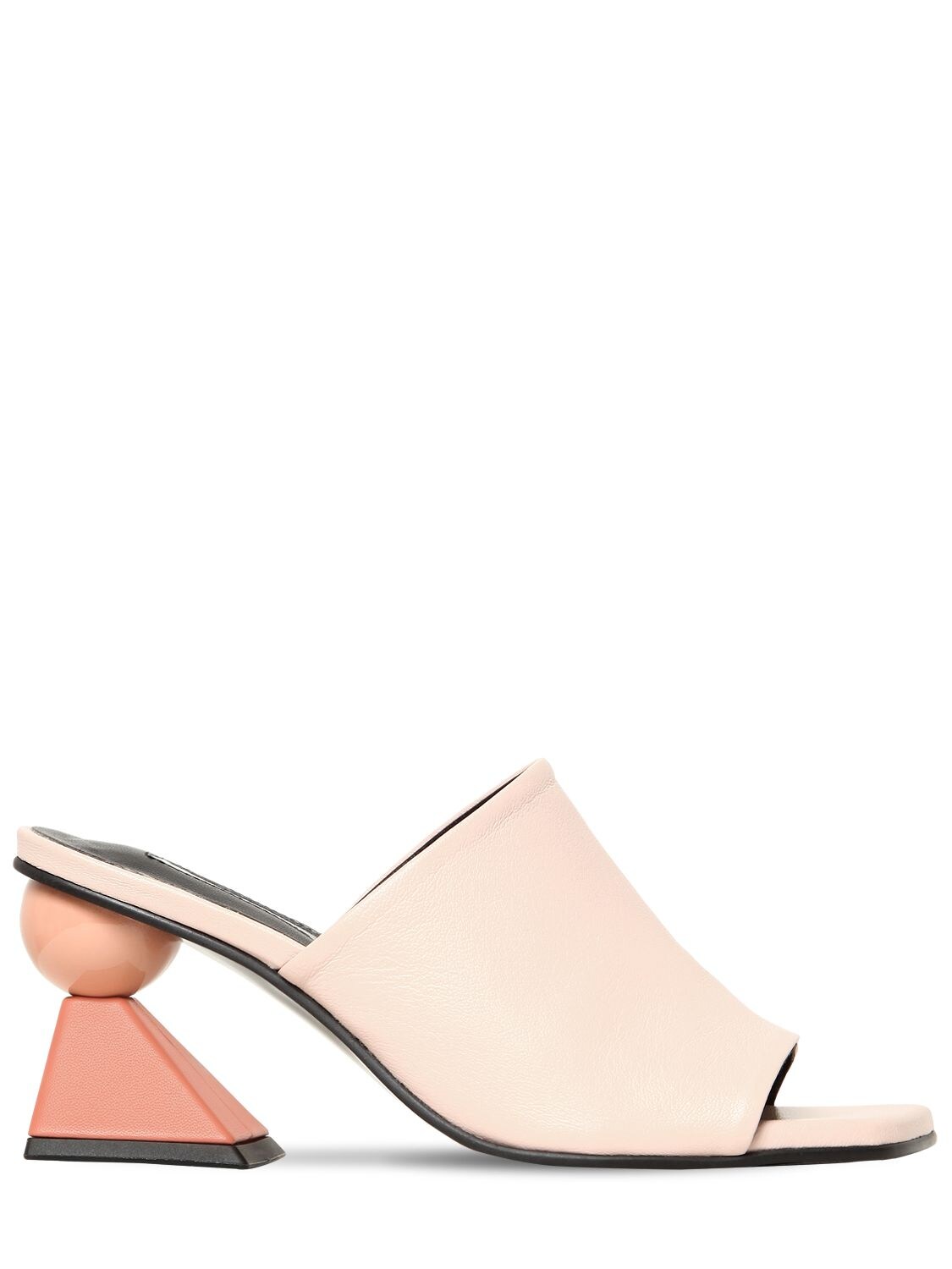 Yuul Yie 70mm Lowell Leather Mules In Pink