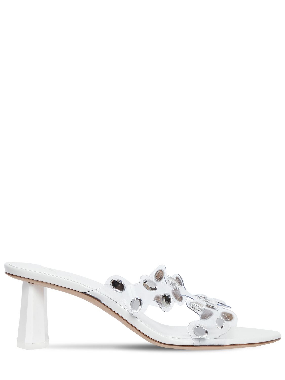 BY FAR 60MM EMBELLISHED PLEXI SANDALS,69I6TG002-V0HJVEU1