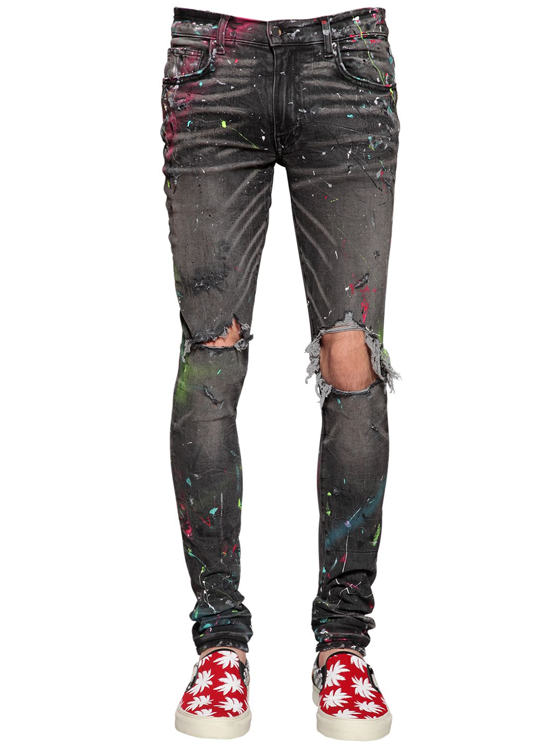 amiri graffiti jeans