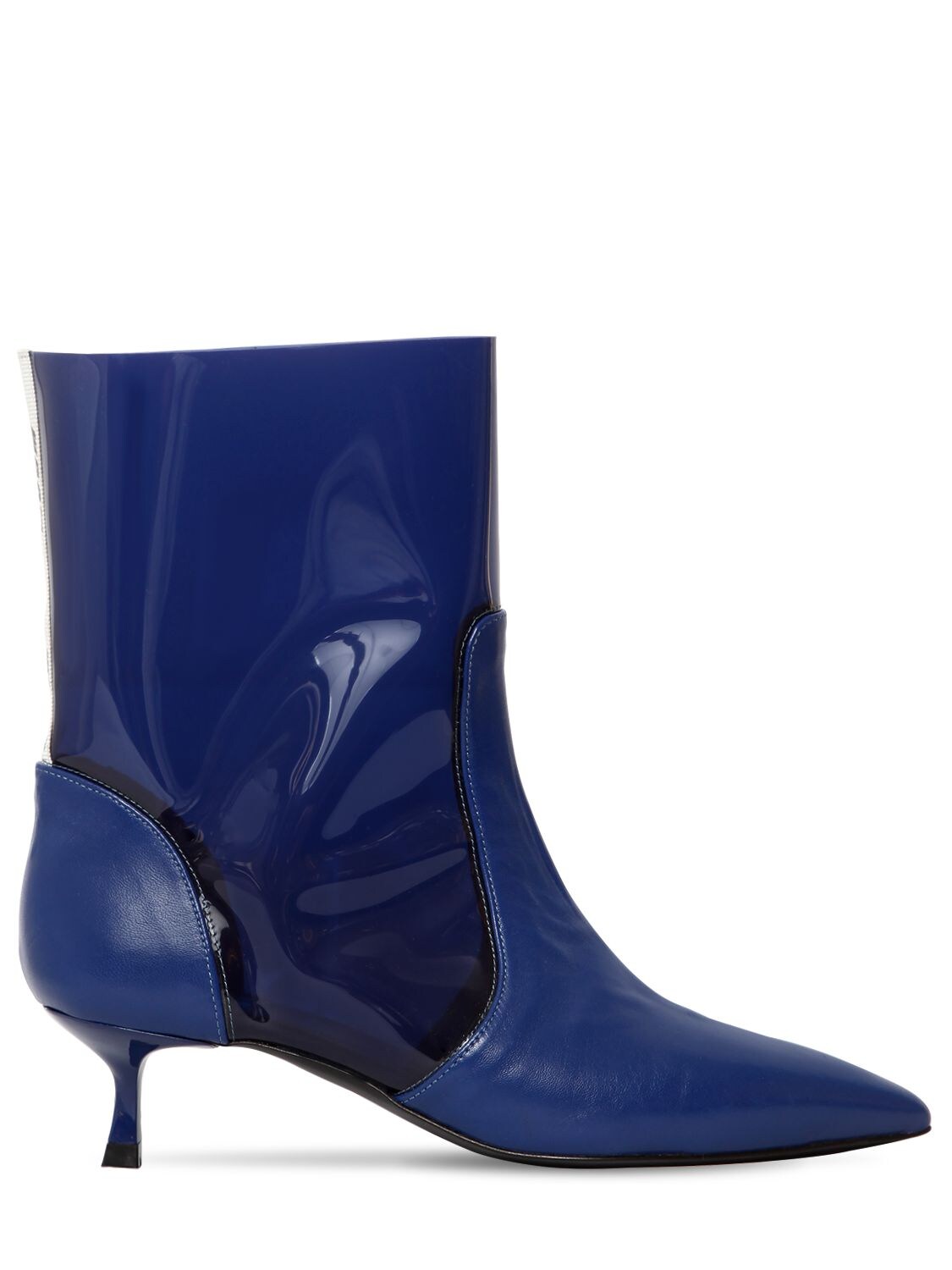 blue pvc boots