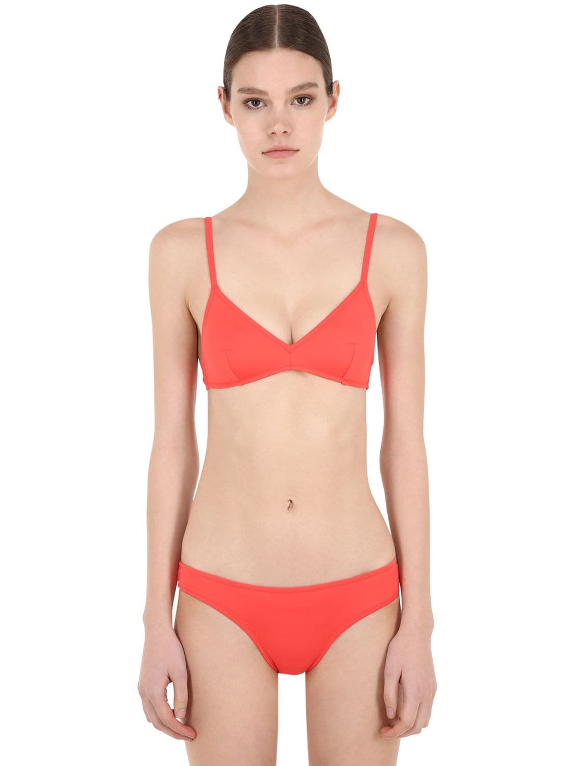 Laura Urbinati Intimo Lycra Bikini In Orange